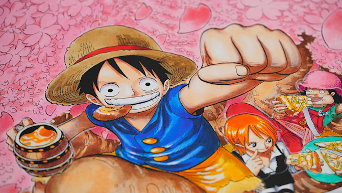 One Piece 桜吹雪 Shueisha Manga Art Heritage 集英社マンガアートヘリテージ