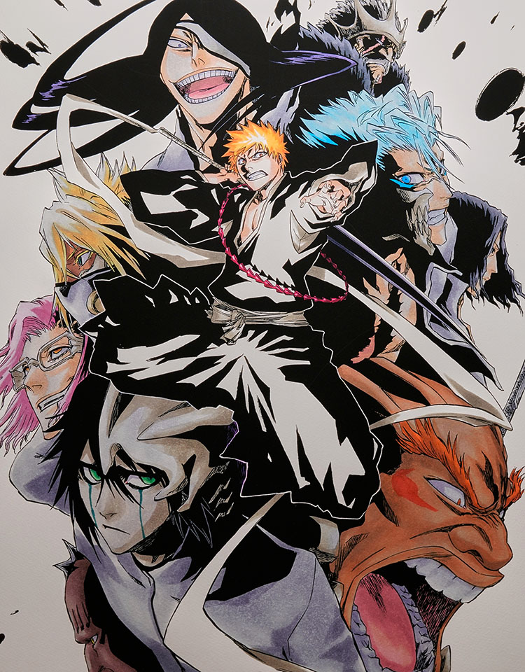 BLEACH / Black, Blank & Bleed Part2 - SHUEISHA MANGA-ART