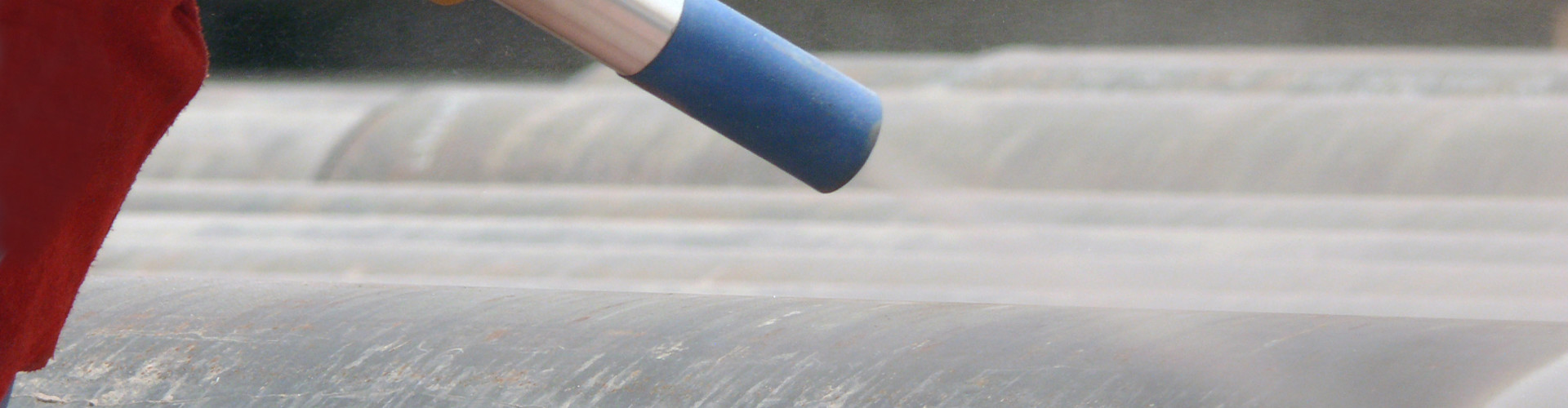 Sandblæsning vådblæsning