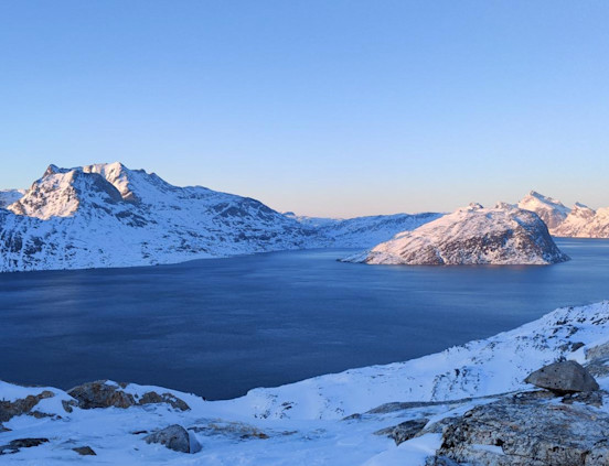 3K Maleanlæg i sneen