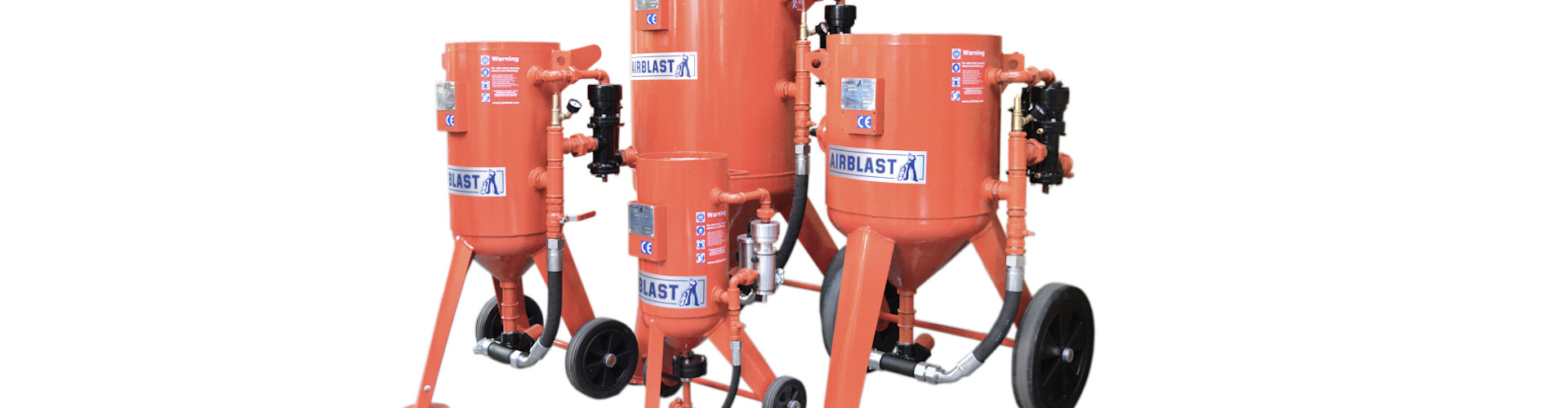 Sandblæsning orange potter