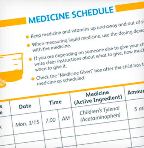 Track Children's Medicine Doses