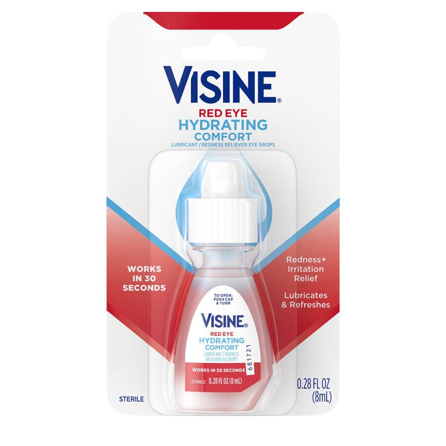 Visine Red Eye Hydrating Comfort 0.28oz hanging pack