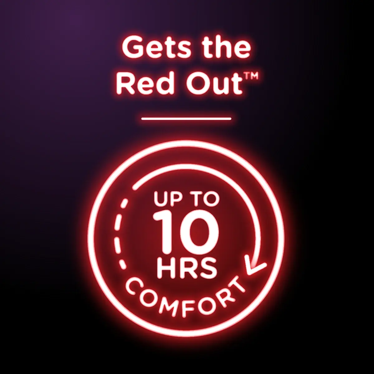VISINE® Red Eye Total Comfort gets the red out - up to 10hrs of comfort
