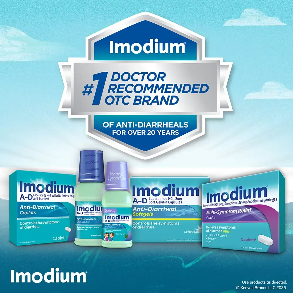 IMODIUM® #1 DOCTOR RECOMMENDED OTC BRAND