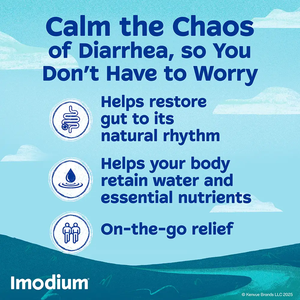 Calm the Chaos of Diarrhea, so You Don't Have to Worry