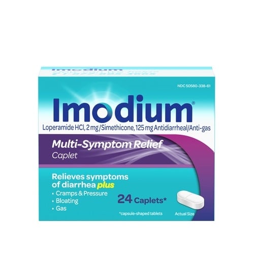 Imodium Multi-symptom relief caplets