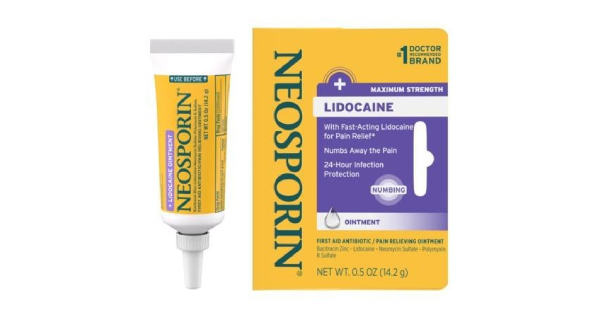 NEOSPORIN® Lidocaine First Aid Antibiotic Numbing Ointment