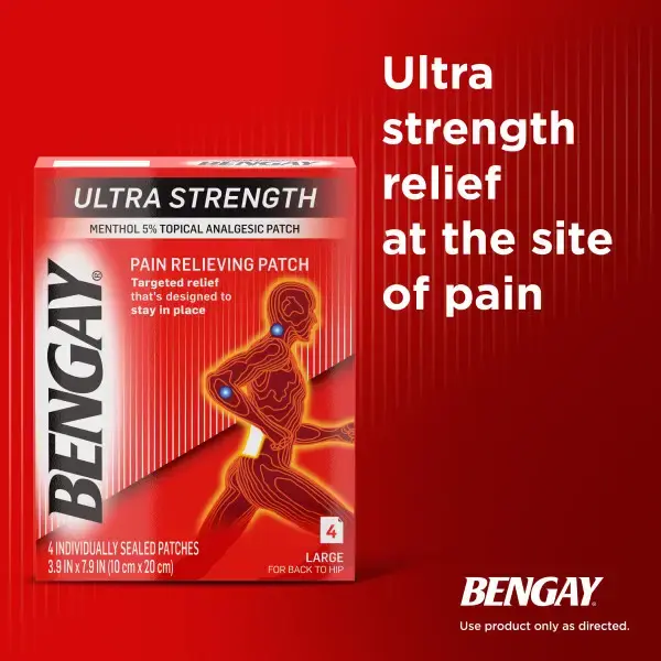 Ultra Strength Pain Relieving Patch