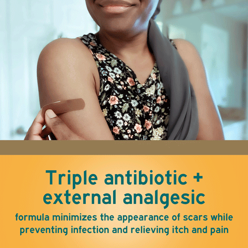 Minimize the appearance of scars | NEOSPORIN® + Pain, Itch, Scar