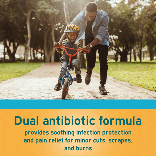 Features dual antibiotic formula