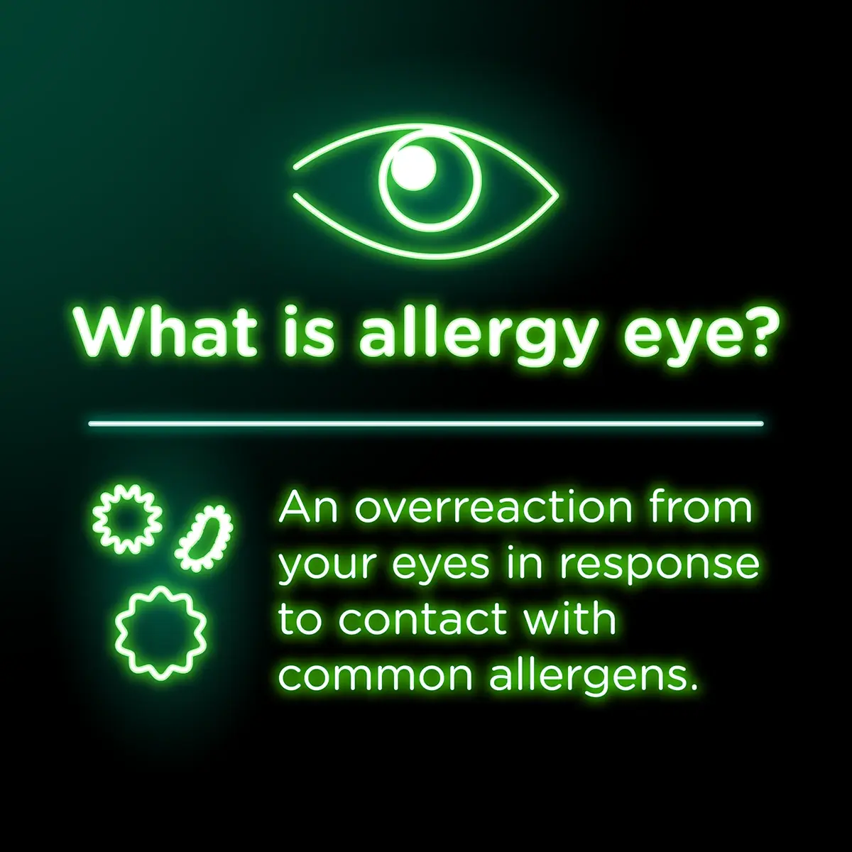 Allergy eye is an overreaction from your eyes in response to contact with common allergens