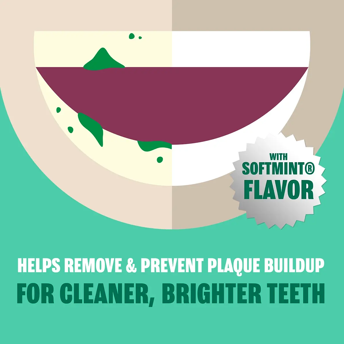 PLAX® Mouthwash, SOFTMINT® - Helps remove & prevent plaque buildup for cleaner brighter teeth