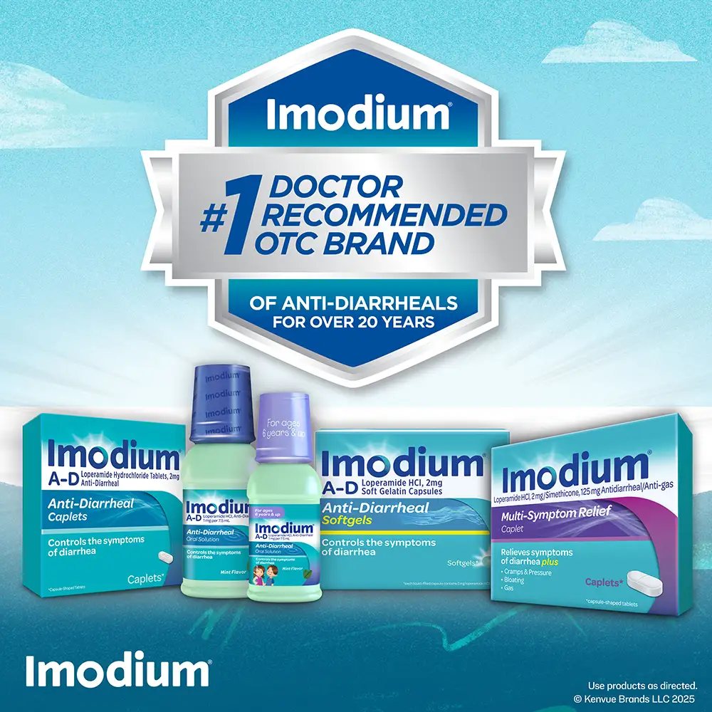 IMODIUM® #1 DOCTOR RECOMMENDED OTC BRAND