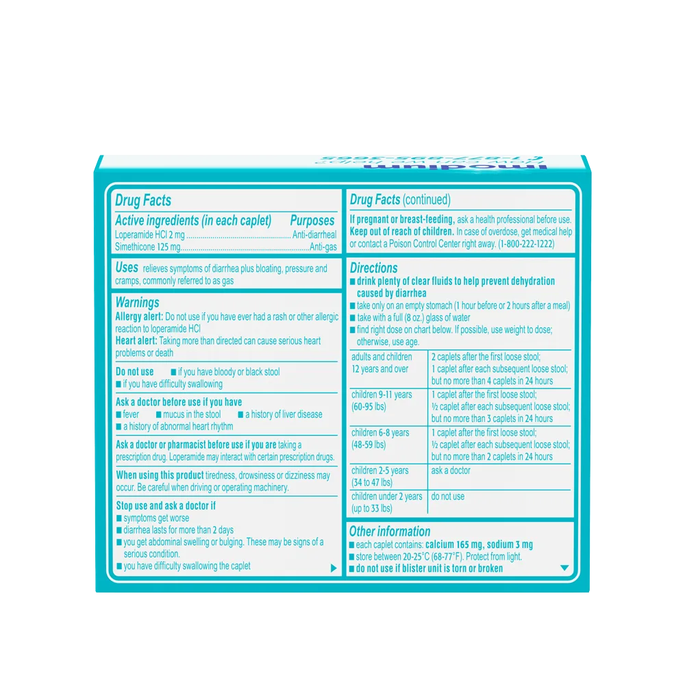 IMODIUM® Multi-Symptom Relief Anti-Diarrheal Medicine
