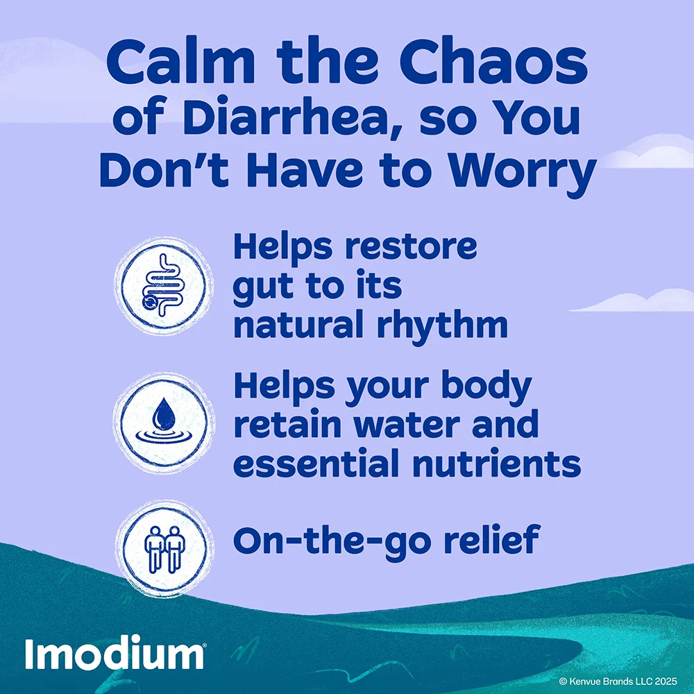 Calm the Chaos of Diarrhea, so You Don't Have to Worry