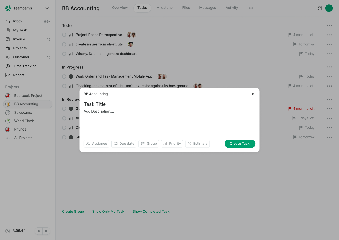 Groups, Priority, and Estimation in Projects