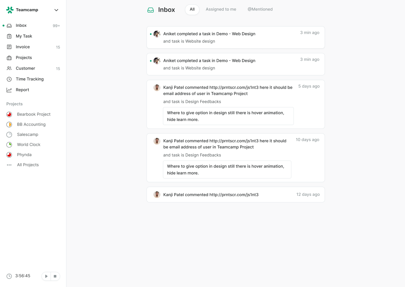 Improved Inbox Experience 