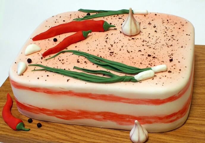 Торт для чоловіка Торт шматок сала