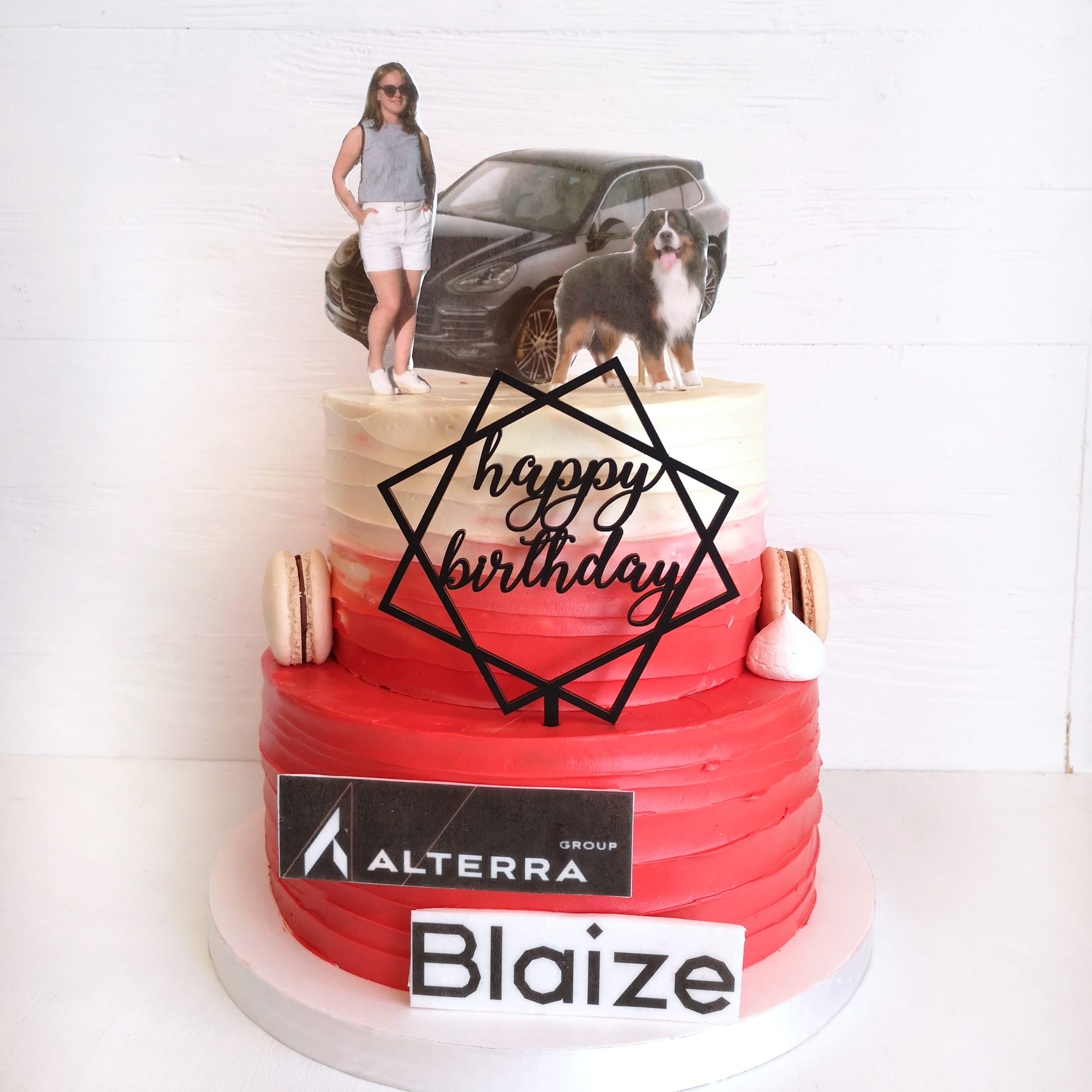 Торт для чоло віка Торт 2 яруси