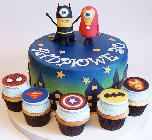 Кендібар на день народження чоловіка Капкейки і т орт