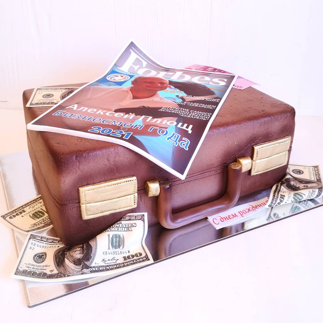Торт для чоловіка Торт валіза з грошима