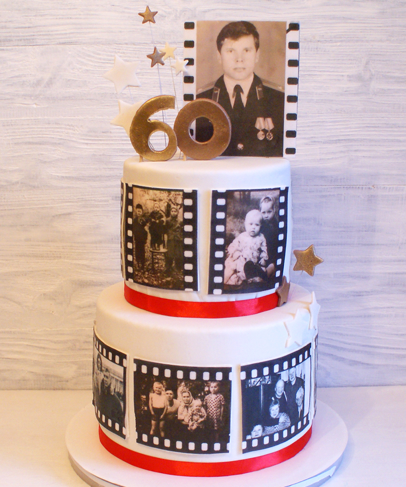 Торт на ювілей. Торт для тата