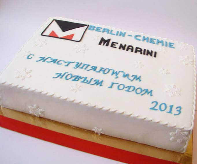 Корпоративний торт для фармацевтичної компанії 