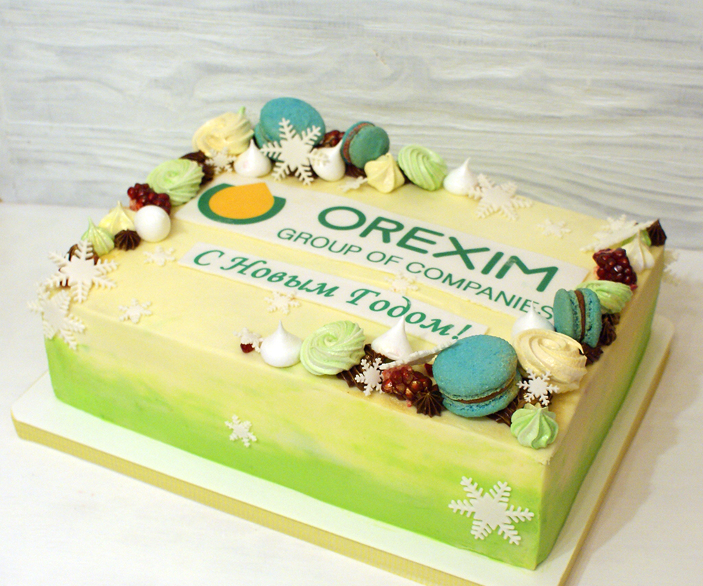 Корпоративний торт для компанії 