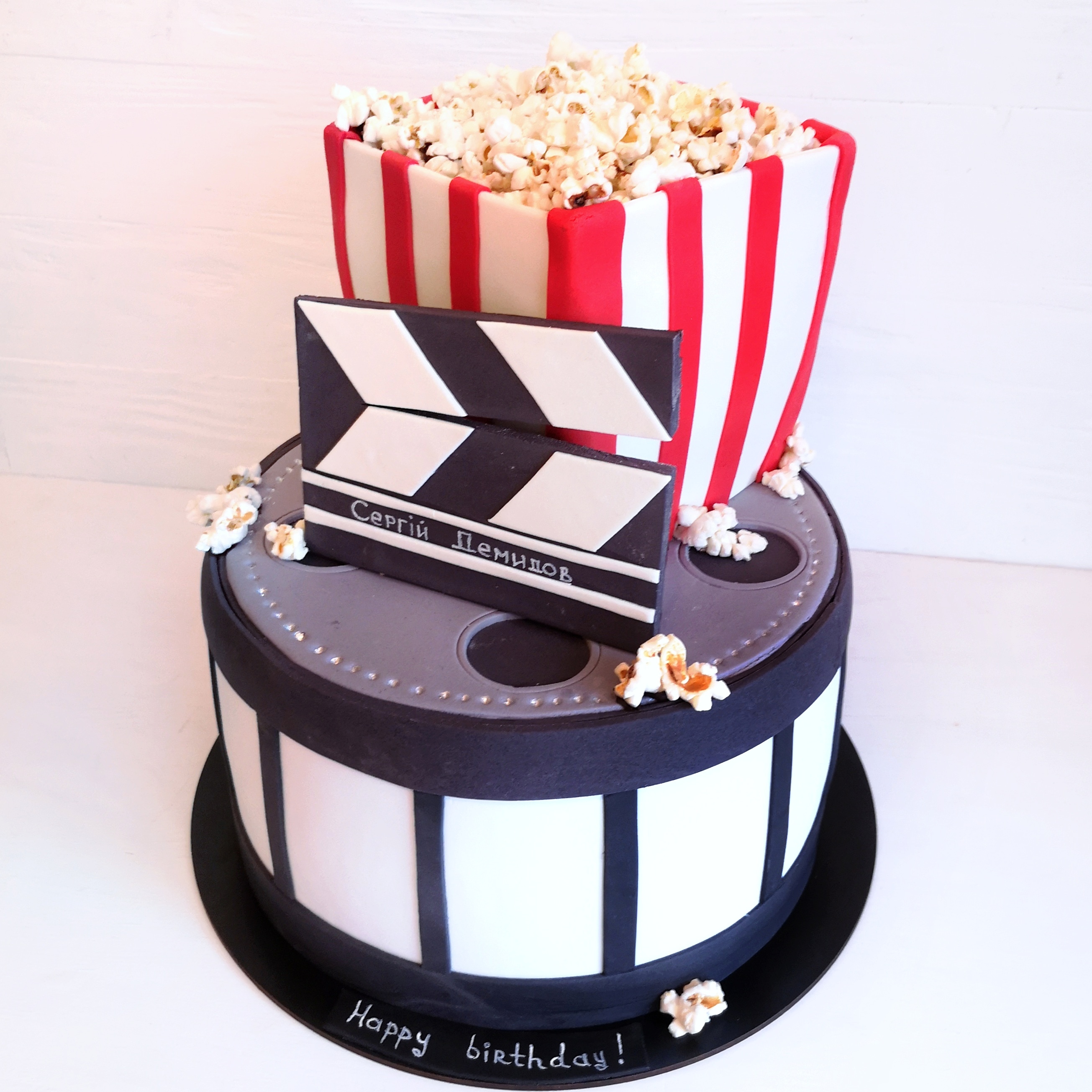 Торт для кіномана Торт з попкорном 