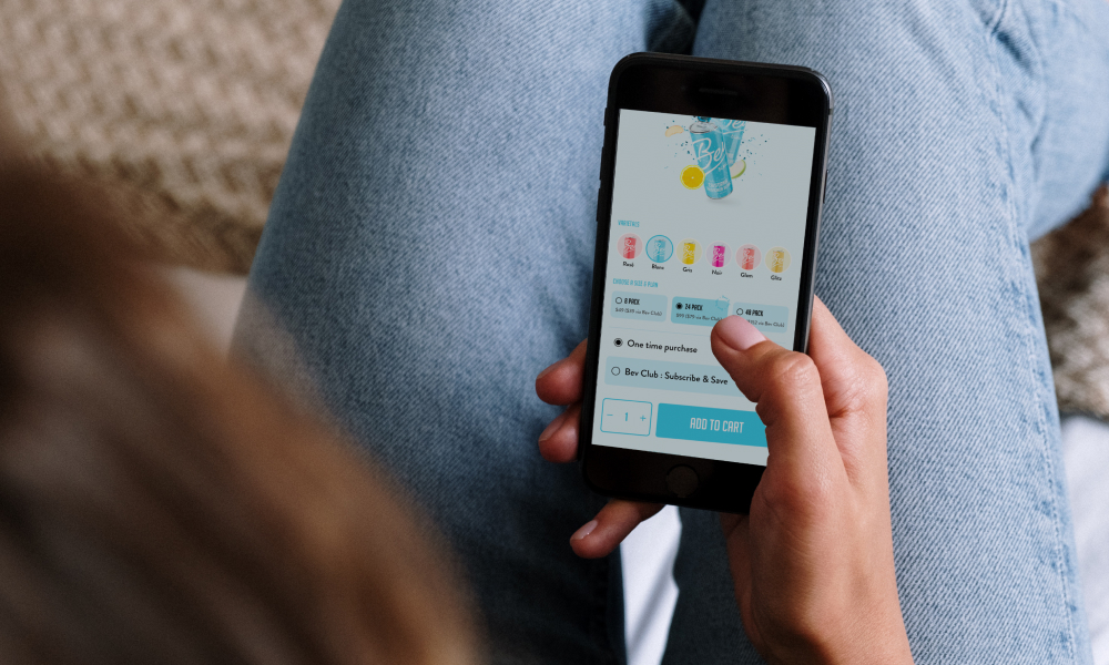 Bev increases revenue by 18.89- with product page test