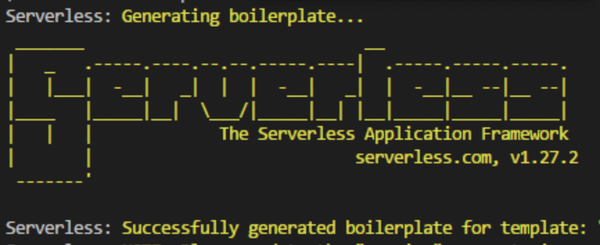 Serverless boilerplate
