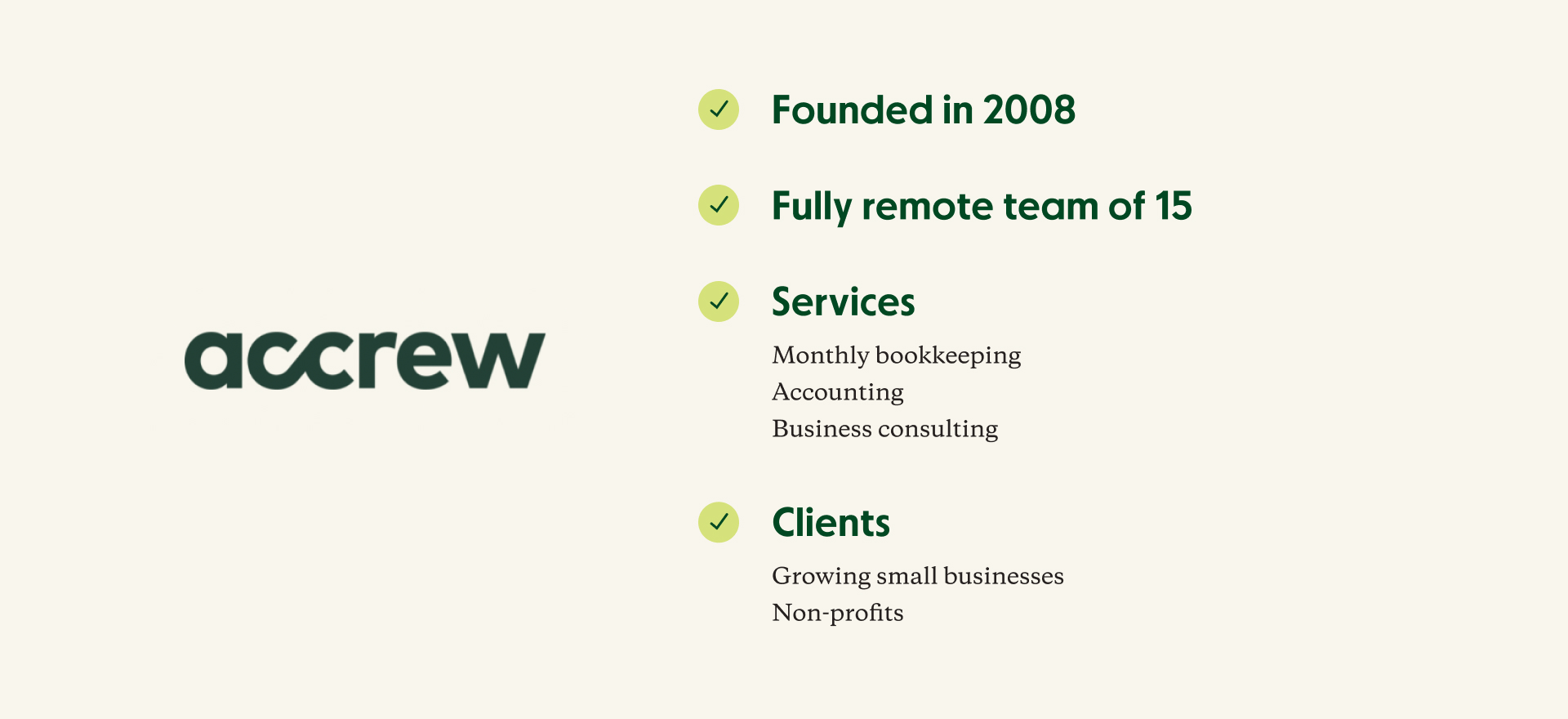 Accrew — Accounting firm
