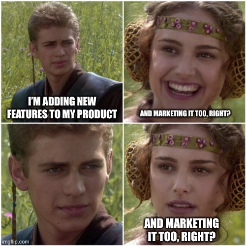 When marketing becomes more of a chore than innovating - Meme