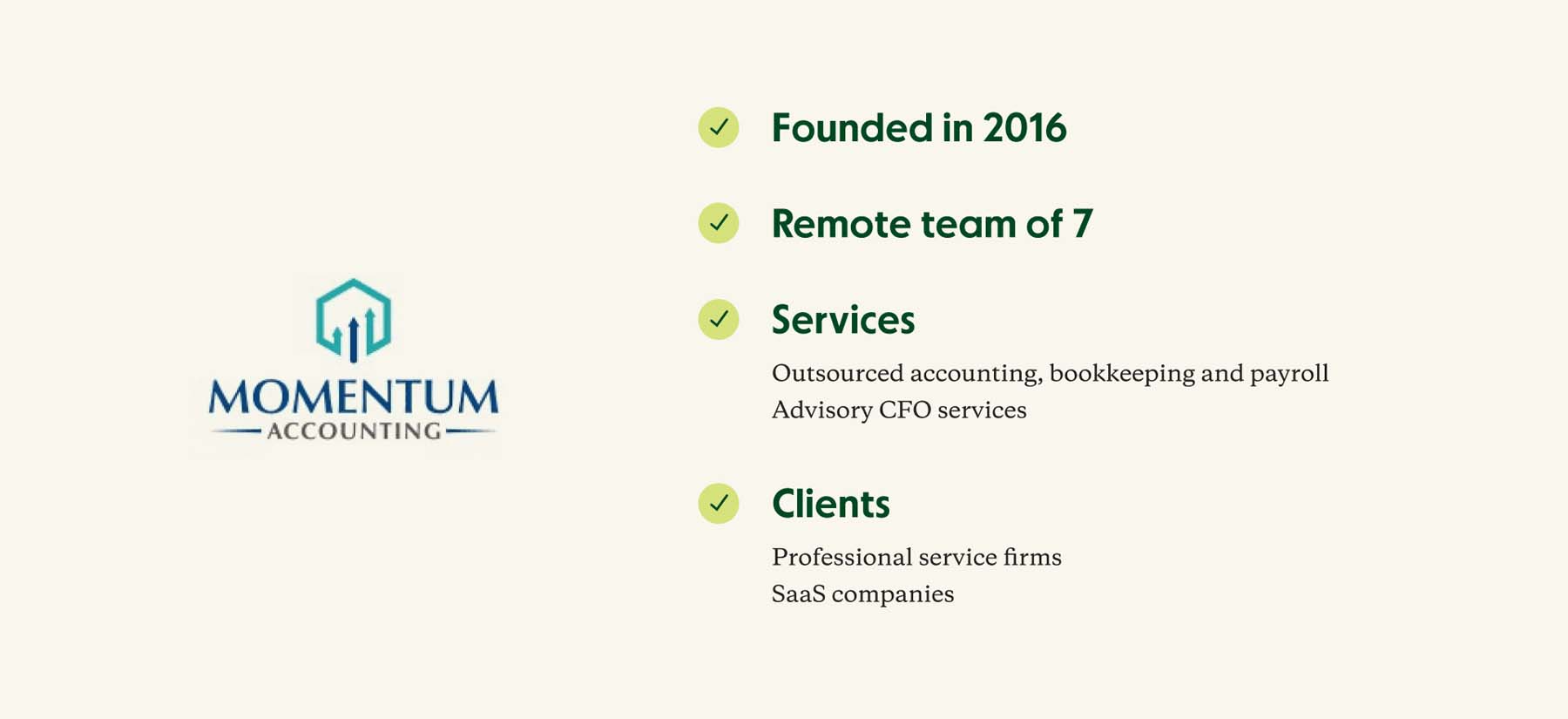 Relay Case Study with Momentum Accounting - Firm Profile