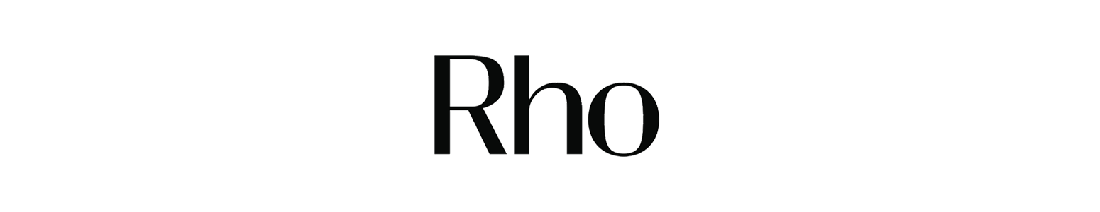 Rho Logo - Banking Alternatives