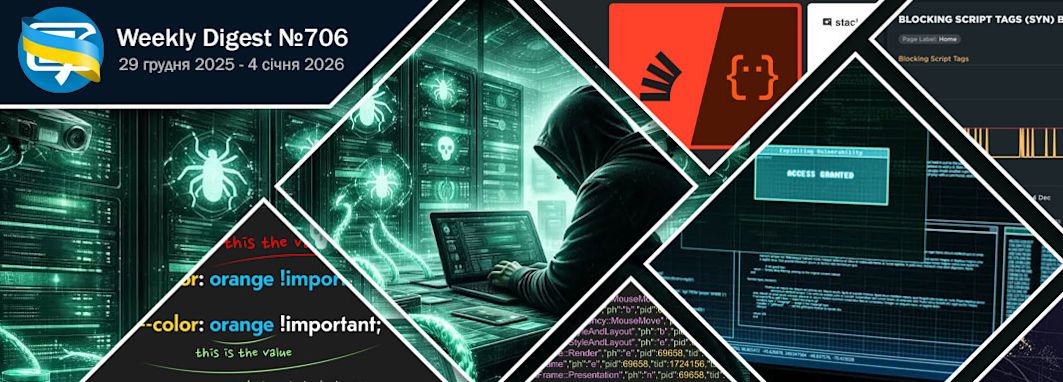 Фронтенд-дайджест №706 (29 грудня 2025 - 4 січня 2026)