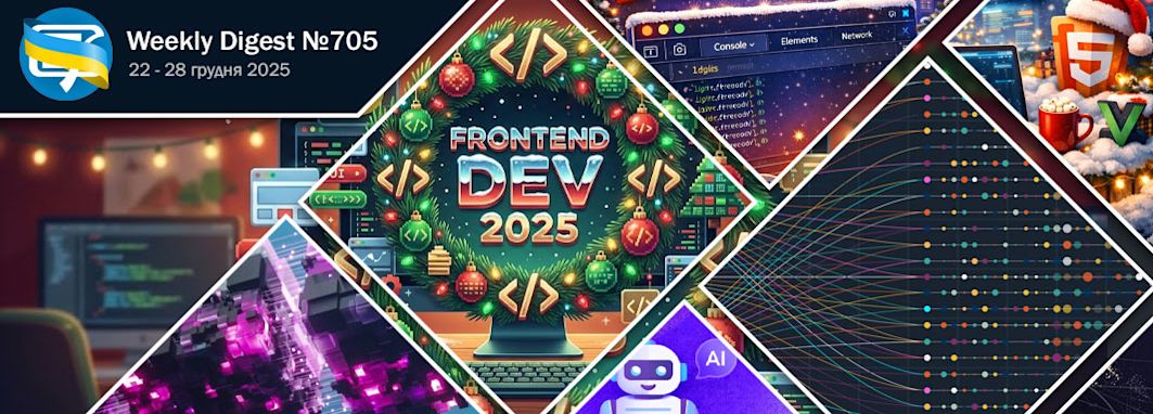 Фронтенд-дайджест №705 (22 - 28 грудня 2025)