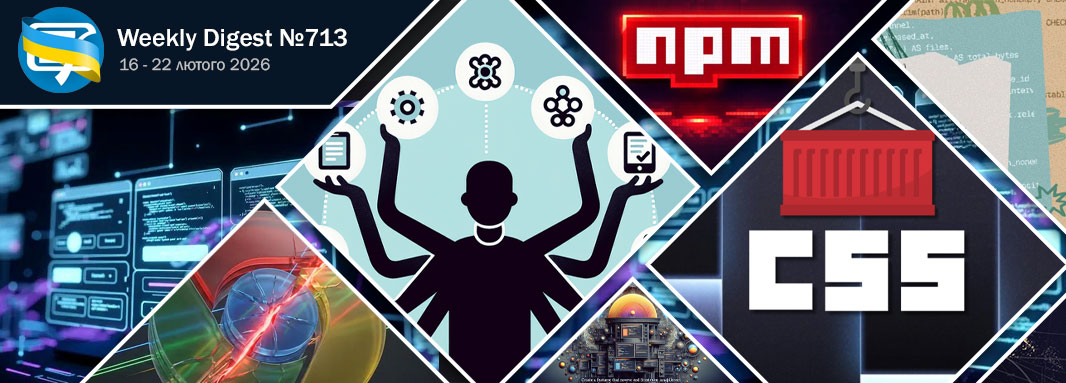 Фронтенд-дайджест №713 (16 - 22 лютого 2026)