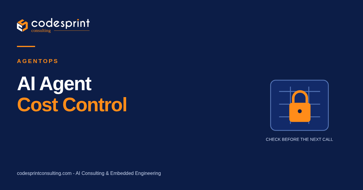 AI Agent Cost Control: Budgets That Stop Runaway Work