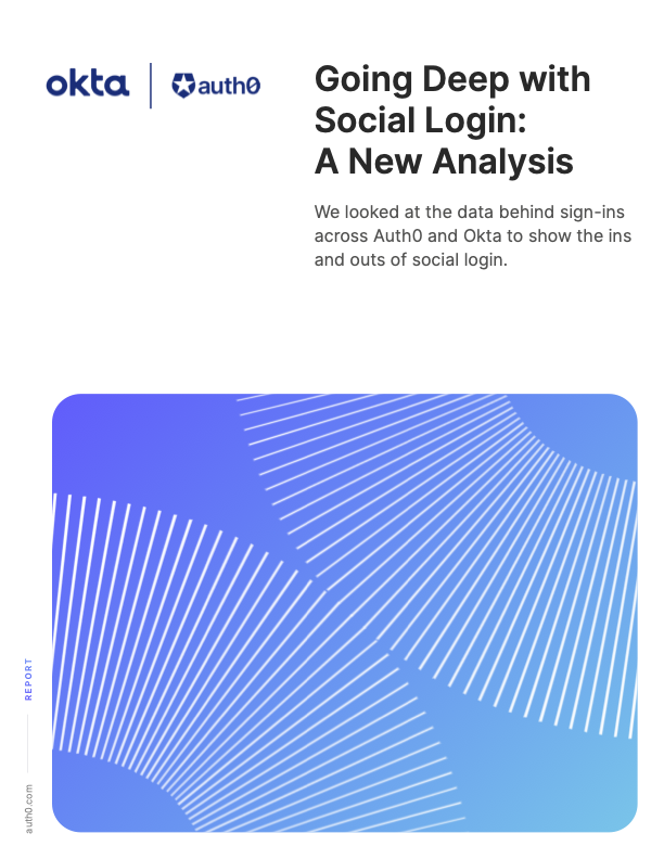 Going deep with social login cover with graphic