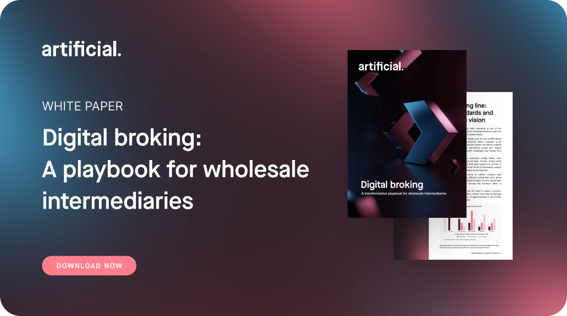 Digital broking: A transformation playbook for wholesale intermediaries