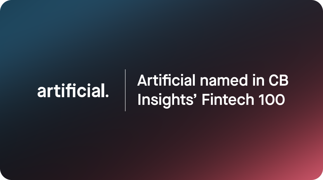 Artificial named to the 2024 CB Insights’ list of the 100 most innovative fintech startups