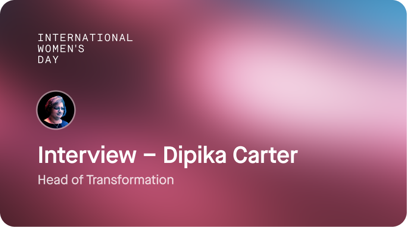International Women's Day: Interview with Dipika Carter