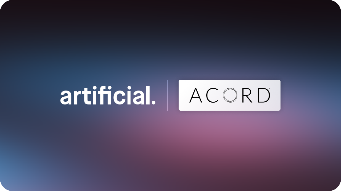 Artificial joins ACORD to harness data standards