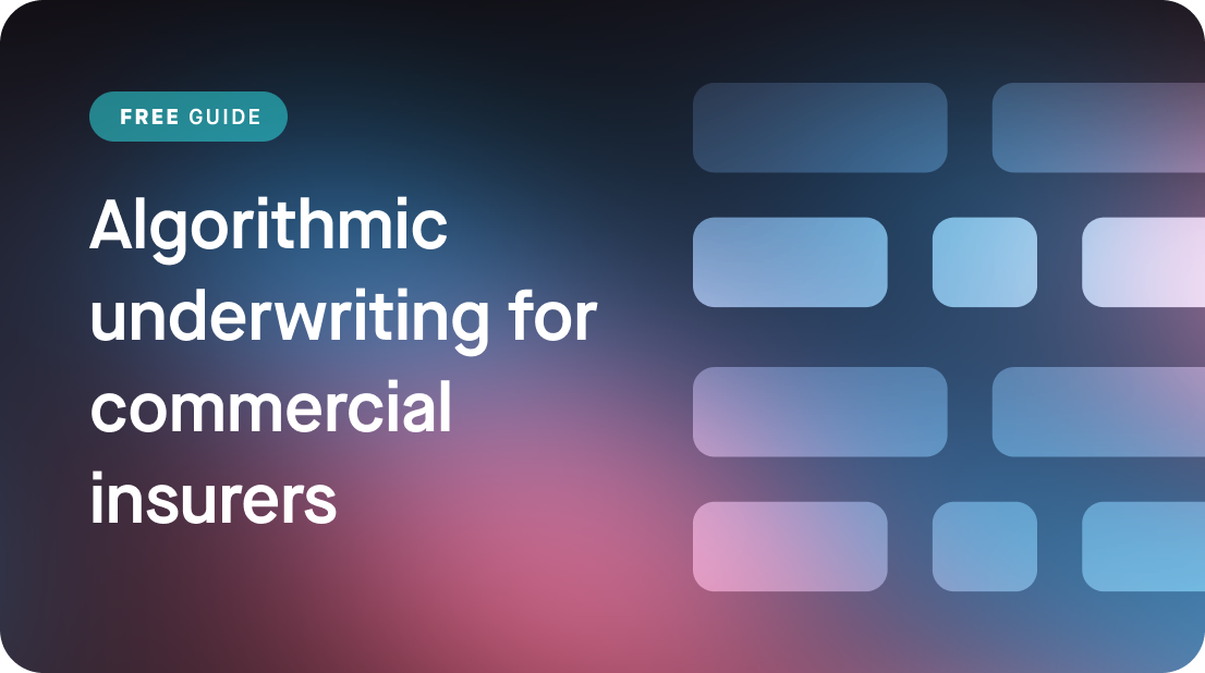 A guide to algorithmic underwriting for commercial insurers