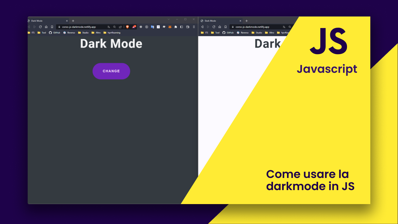 Come funziona la Dark Mode in Javascript