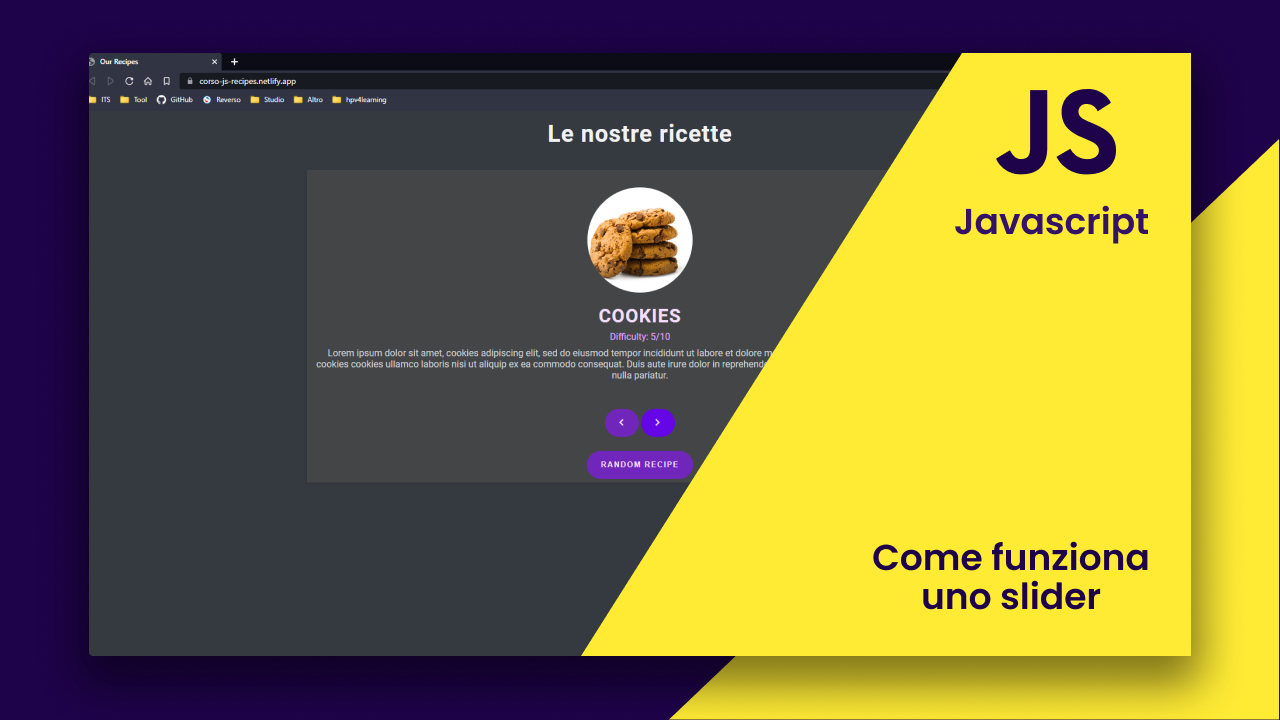 Come creare uno slider in Javascript