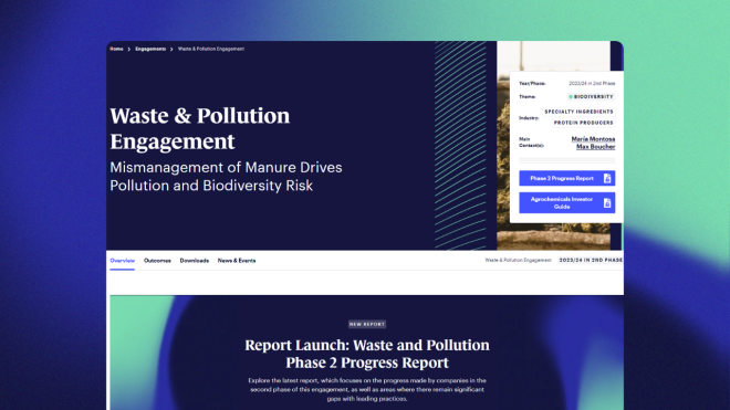 Waste & pollution engagement banner for website