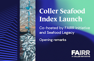 Seafood Index Launch Opening Remarks